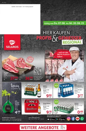Selgros Katalog in Hannover | Hamburg Oejendorf | 2025-08-07T00:00:00.000Z - 2025-08-20T00:00:00.000Z