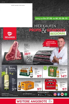 Selgros Katalog in Hannover | Griesheim | 2025-08-07T00:00:00.000Z - 2025-08-20T00:00:00.000Z
