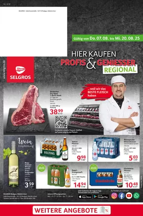 Selgros Katalog in Mainz | Rodgau | 2025-08-07T00:00:00.000Z - 2025-08-20T00:00:00.000Z