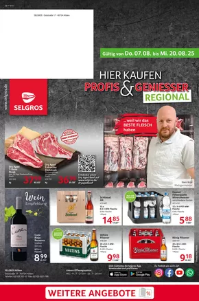 Selgros Katalog in Hannover | Hilden | 2025-08-07T00:00:00.000Z - 2025-08-20T00:00:00.000Z