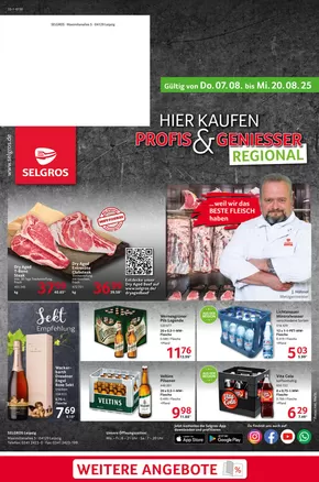 Selgros Katalog in Mainz | Leipzig | 2025-08-07T00:00:00.000Z - 2025-08-20T00:00:00.000Z
