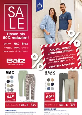 Baltz Katalog in Herrenberg | Hosen bis 50% Reduziert! | 2025-08-07T00:00:00.000Z - 2026-01-31T00:00:00.000Z