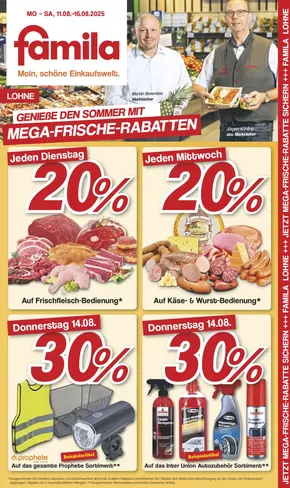 famila Nordwest Katalog in Nordhorn | Unsere besten Schnäppchen | 2025-08-10T00:00:00.000Z - 2025-08-16T00:00:00.000Z