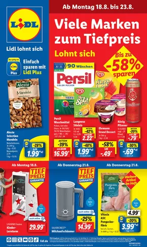 Lidl Katalog in Eisenach | Exklusive Deals und Schnäppchen | 2025-08-18T00:00:00.000Z - 2025-08-23T00:00:00.000Z