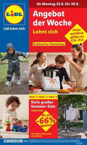 Lidl Katalog | Aktuelle Sonderaktionen | 2025-08-25T00:00:00.000Z - 2025-08-30T00:00:00.000Z
