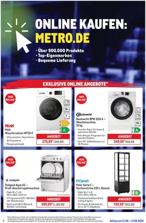 Metro Katalog | Online: Wochen-Angebote | 2025-08-11T00:00:00.000Z - 2025-08-17T00:00:00.000Z