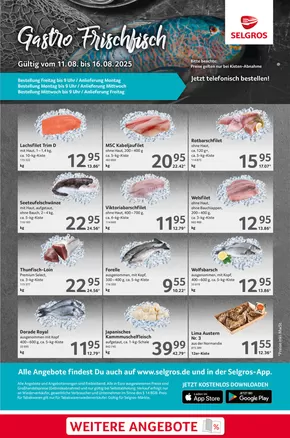 Selgros Katalog | Frischfisch | 2025-08-11T00:00:00.000Z - 2025-08-16T00:00:00.000Z