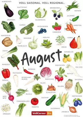 VollCorner Biomarkt Katalog in Schloß Holte-Stukenbrock | August | 2025-08-11T00:00:00.000Z - 2025-08-31T00:00:00.000Z