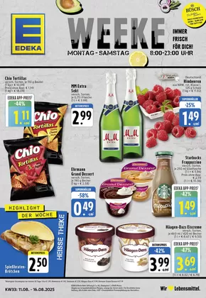 EDEKA Katalog in Bergisch Gladbach | Exklusive Deals für unsere Kunden | 2025-08-10T00:00:00.000Z - 2025-08-16T00:00:00.000Z
