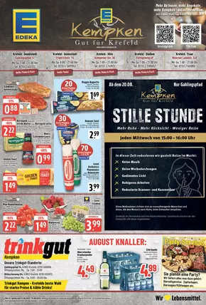 EDEKA Katalog in Krefeld | Unsere besten Deals für Sie | 2025-08-10T00:00:00.000Z - 2025-08-16T00:00:00.000Z