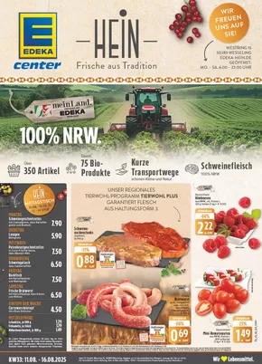 EDEKA Katalog in Bergisch Gladbach | Angebote für Schnäppchenjäger | 2025-08-10T00:00:00.000Z - 2025-08-16T00:00:00.000Z