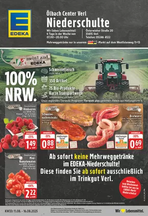 EDEKA Katalog in Bielefeld | Aktuelle Schnäppchen und Angebote | 2025-08-10T00:00:00.000Z - 2025-08-16T00:00:00.000Z