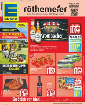 EDEKA Katalog in Herford | Tolles Angebot für alle Kunden | 2025-08-10T00:00:00.000Z - 2025-08-16T00:00:00.000Z