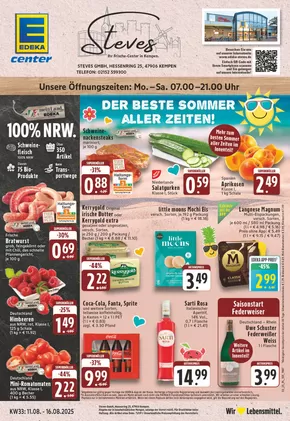 EDEKA Katalog in Krefeld | Angebote für Schnäppchenjäger | 2025-08-10T00:00:00.000Z - 2025-08-16T00:00:00.000Z