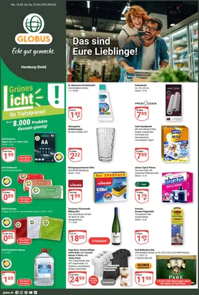 Globus Katalog in Hamburg | Attraktive Sonderangebote für alle | 2025-08-18T00:00:00.000Z - 2025-08-23T00:00:00.000Z
