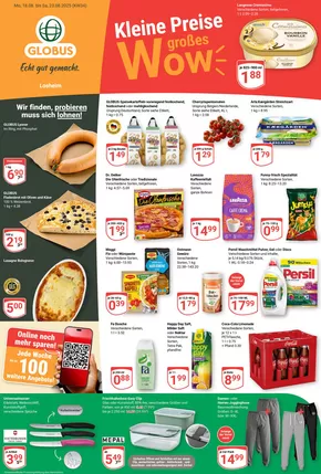 Globus Katalog in Hamburg | Jetzt sparen mit unseren Deals | 2025-08-18T00:00:00.000Z - 2025-08-23T00:00:00.000Z
