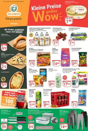 Globus Katalog in Hamburg | Rabatte und Aktionen | 2025-08-18T00:00:00.000Z - 2025-08-23T00:00:00.000Z