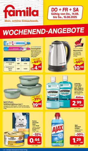 famila Nordwest Katalog | WOCHENENDANGEBOTE | 2025-08-13T00:00:00.000Z - 2025-08-16T00:00:00.000Z