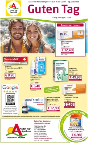 Guten Tag Apotheke Katalog in Hanau | Guten Tag | 2025-08-14T00:00:00.000Z - 2025-08-31T00:00:00.000Z