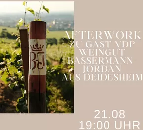 Villa Vinum Katalog in Jena | Afterwork zu gast VDP wiengut bassermann-jordan aus deidesheim | 2025-08-14T00:00:00.000Z - 2025-08-21T00:00:00.000Z
