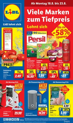 Lidl Katalog in Bielefeld | Exklusive Deals für unsere Kunden | 2025-08-18T00:00:00.000Z - 2025-08-23T00:00:00.000Z