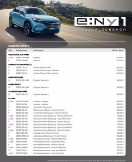 Honda Katalog in Oldenburg | Honda e:NY1 ZUBEHÖR-PREISLISTE | 2025-08-16T00:00:00.000Z - 2026-08-16T00:00:00.000Z
