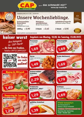 CAP Markt Katalog | Unsere besten Angebote für Sie | 2025-08-18T00:00:00.000Z - 2025-08-23T00:00:00.000Z