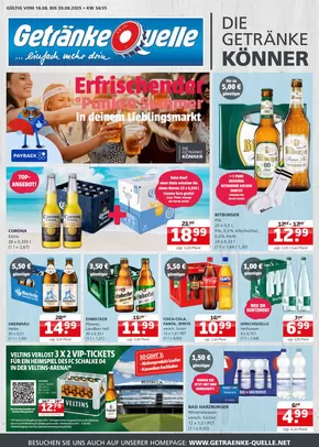 Getränke Quelle Katalog in Böhl-Iggelheim | Attraktive Angebote entdecken | 2025-08-17T00:00:00.000Z - 2025-08-30T00:00:00.000Z