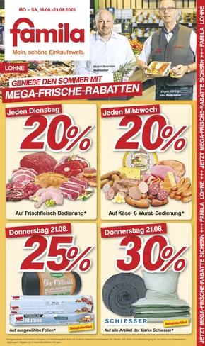 famila Nordwest Katalog in Böhl-Iggelheim | Exklusive Deals und Schnäppchen | 2025-08-17T00:00:00.000Z - 2025-08-23T00:00:00.000Z