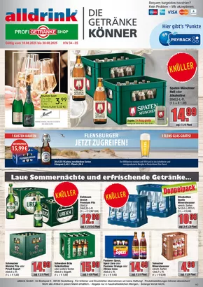 Profi Getränke Katalog in Emmendingen | Top-Deals und Rabatte | 2025-08-17T00:00:00.000Z - 2025-08-30T00:00:00.000Z