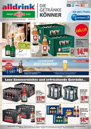 Profi Getränke Katalog in Emmendingen | Exklusive Schnäppchen | 2025-08-17T00:00:00.000Z - 2025-08-30T00:00:00.000Z