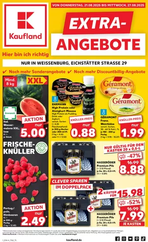 Kaufland Katalog | Angebote für Schnäppchenjäger | 2025-08-17T00:00:00.000Z - 2025-08-27T00:00:00.000Z