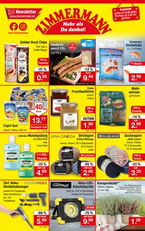 Zimmermann Katalog | Exklusive Deals und Schnäppchen | 2025-08-18T00:00:00.000Z - 2025-08-18T00:00:00.000Z