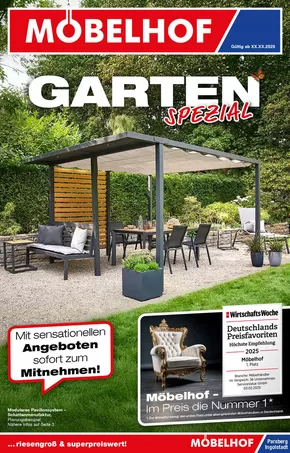 Möbelhof Katalog in Hannover | Garten  | 2025-08-18T00:00:00.000Z - 2025-12-31T00:00:00.000Z