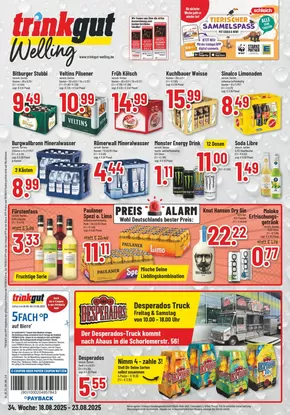 trinkgut Katalog in Jülich | Jetzt sparen mit unseren Deals | 2025-08-18T00:00:00.000Z - 2025-08-23T00:00:00.000Z