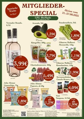 LPG Biomarkt Katalog in Essen | Aktueller Flyer | 2025-08-21T00:00:00.000Z - 2025-08-27T00:00:00.000Z