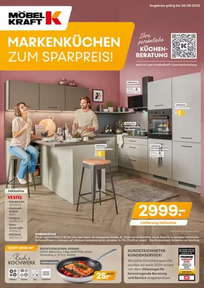Möbel Kraft Katalog | MARKENKÜCHEN ZUM SPARPREIS | 2025-08-22T00:00:00.000Z - 2025-09-30T00:00:00.000Z