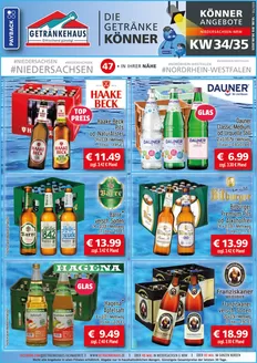 Getränkehaus Katalog in Stemwede | werbung getraenkehaus west August KW34 35 2025 | 2025-08-27T00:00:00.000Z - 2025-12-31T00:00:00.000Z