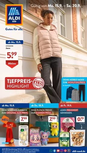 Aldi Süd Katalog in Karlsruhe | Jetzt sparen mit unseren Deals | 2025-09-15T00:00:00.000Z - 2025-09-20T00:00:00.000Z