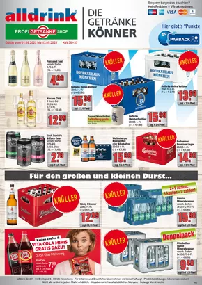 alldrink Katalog in Karlsruhe | Unsere besten Deals für Sie | 2025-08-31T00:00:00.000Z - 2025-09-13T00:00:00.000Z