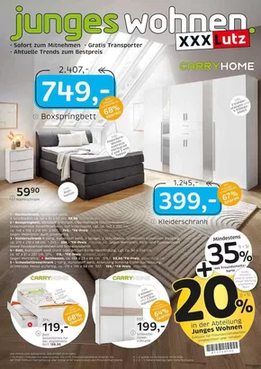XXXLutz Katalog in Iserlohn | Tolle Rabatte auf ausgewählte Produkte | 2025-09-01T00:00:00.000Z - 2025-09-14T00:00:00.000Z