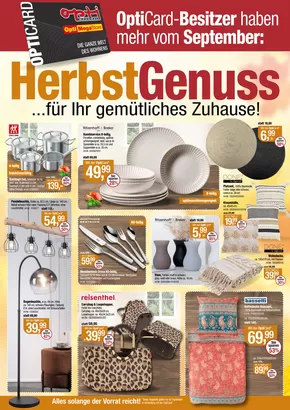 Opti Wohnwelt Katalog in Iserlohn | Monatsangebote | 2025-09-02T00:00:00.000Z - 2025-09-30T00:00:00.000Z