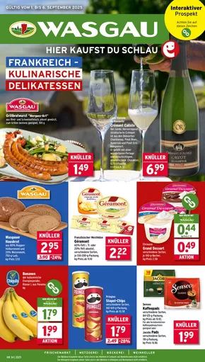 Wasgau Katalog in Karlsruhe | Wasgau flugblatt | 2025-09-04T00:00:00.000Z - 2025-09-18T00:00:00.000Z