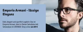 Optik Gronde Katalog in Delbrück | Mporio Armani Iassige Eleganz | 2025-09-04T00:00:00.000Z - 2025-09-29T00:00:00.000Z