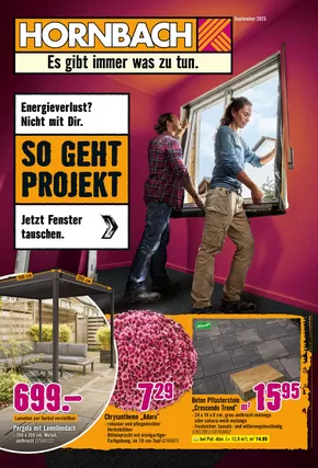 Hornbach Katalog in Velbert | Energieverlust? Nicht mit Dir. | 2025-09-05T00:00:00.000Z - 2025-09-19T00:00:00.000Z