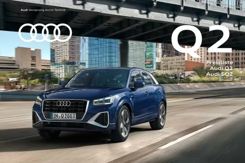 Audi Katalog | preisliste q2 sq2 | 2025-09-06T00:00:00.000Z - 2026-09-06T00:00:00.000Z