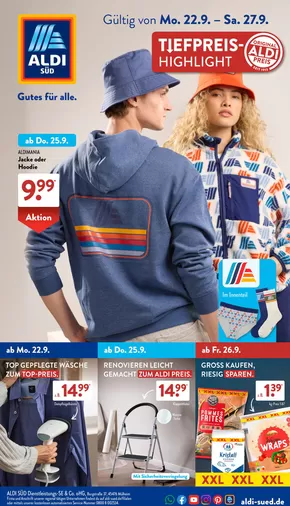 Aldi Süd Katalog in Lemgo | Top-Angebote für alle Schnäppchenjäger | 2025-09-22T00:00:00.000Z - 2025-09-27T00:00:00.000Z