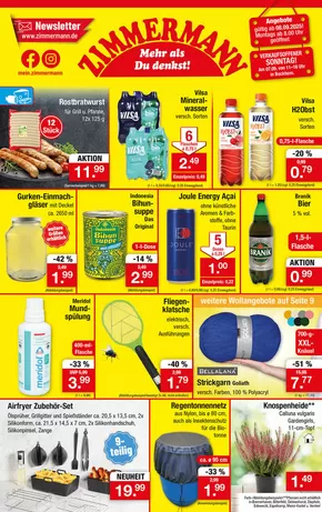Zimmermann Katalog in Potsdam | Attraktive Sonderangebote für alle | 2025-09-07T00:00:00.000Z - 2025-09-21T00:00:00.000Z