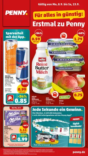 Penny Katalog in Lemgo | Tolles Angebot für Schnäppchenjäger | 2025-09-08T00:00:00.000Z - 2025-09-13T00:00:00.000Z