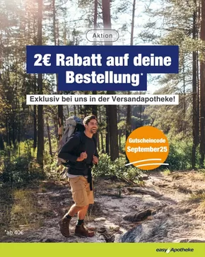 Easy Apotheke Katalog in Stuttgart | Exklusiv Bei Uns In Der Versandapotheke! | 2025-09-09T00:00:00.000Z - 2025-09-12T00:00:00.000Z